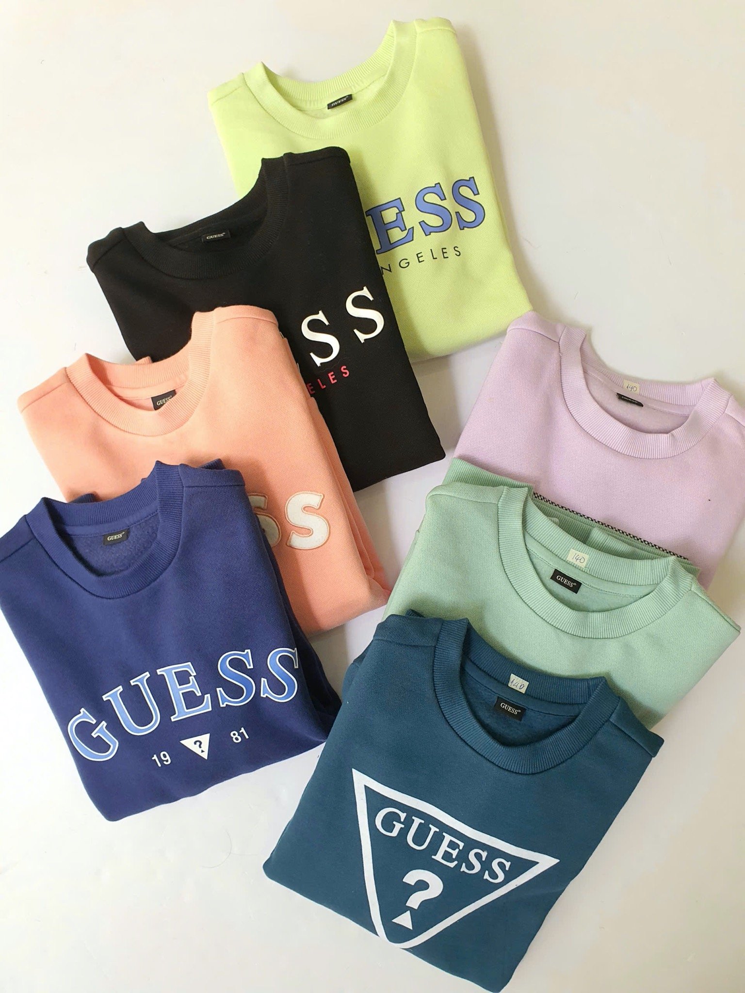 ABT104 - Áo nỉ bông Gss dư xịn cổ tròn nhiều màu cho bé size 120-160