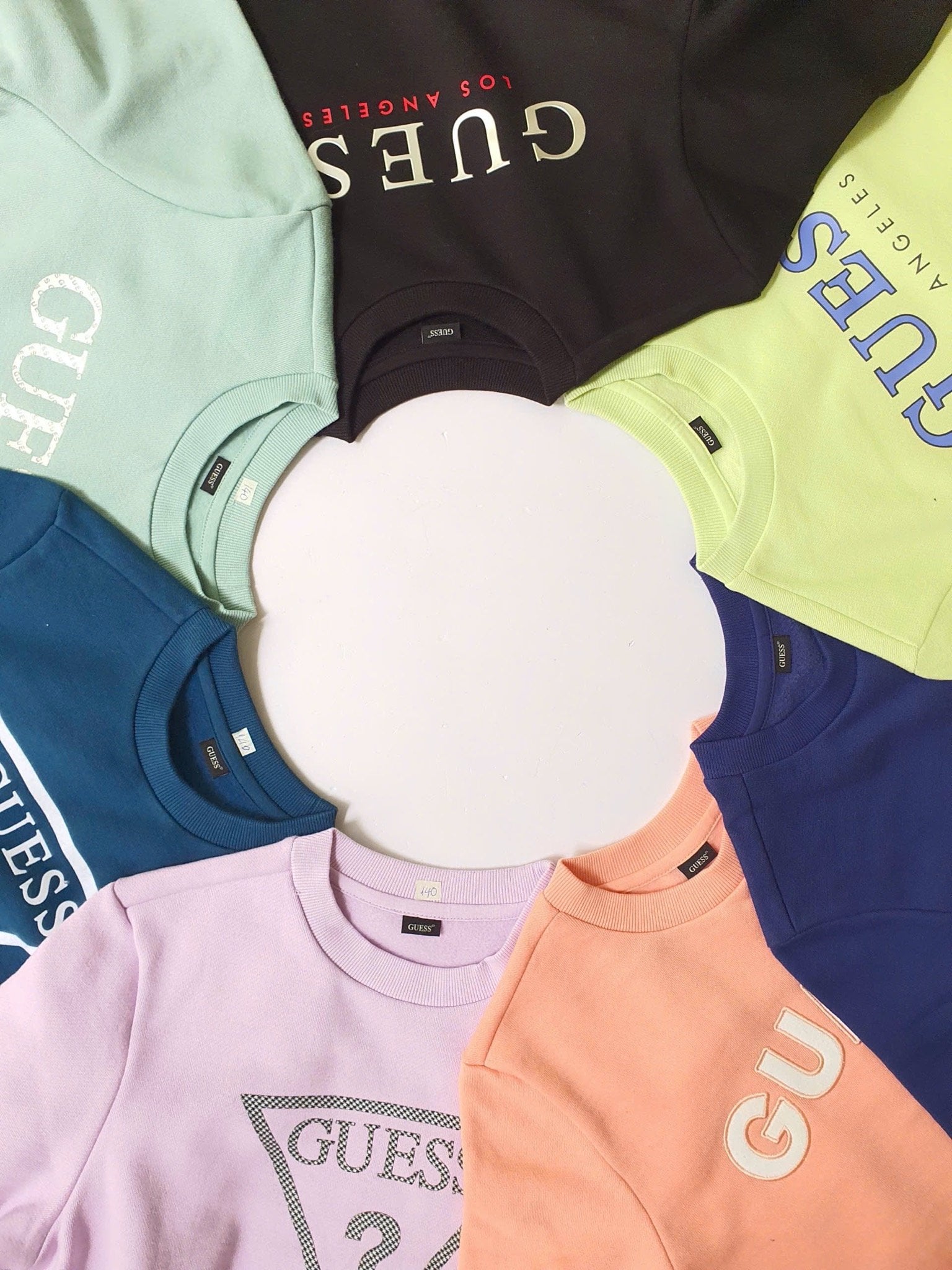 ABT104 - Áo nỉ bông Gss dư xịn cổ tròn nhiều màu cho bé size 120-160