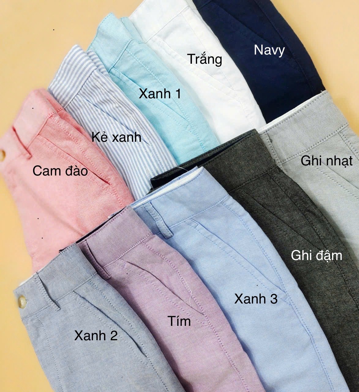 Quần Short Polo R.Lauren dư xịn vải Oxford thêu ngựa nhiều màu bé trai size 4-18y