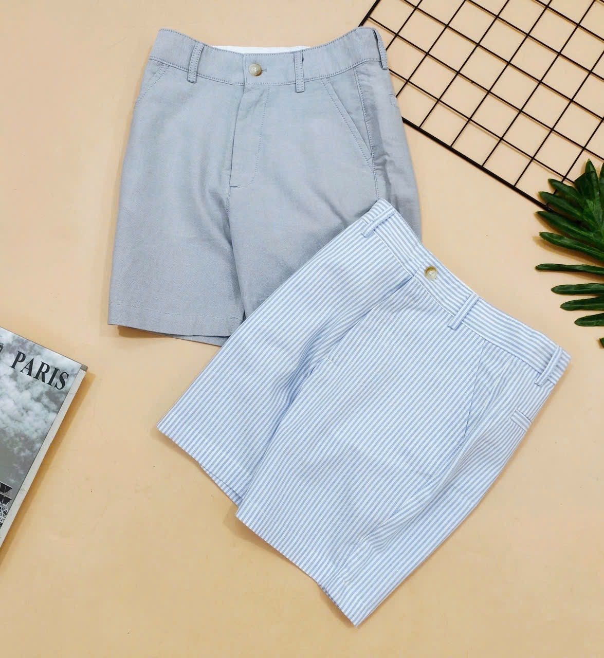 Quần Short Polo R.Lauren dư xịn vải Oxford thêu ngựa nhiều màu bé trai size 4-18y
