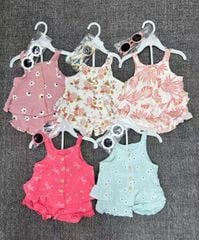 Set bộ BG vải xô muslin đũi BG size 12m/18m/24m