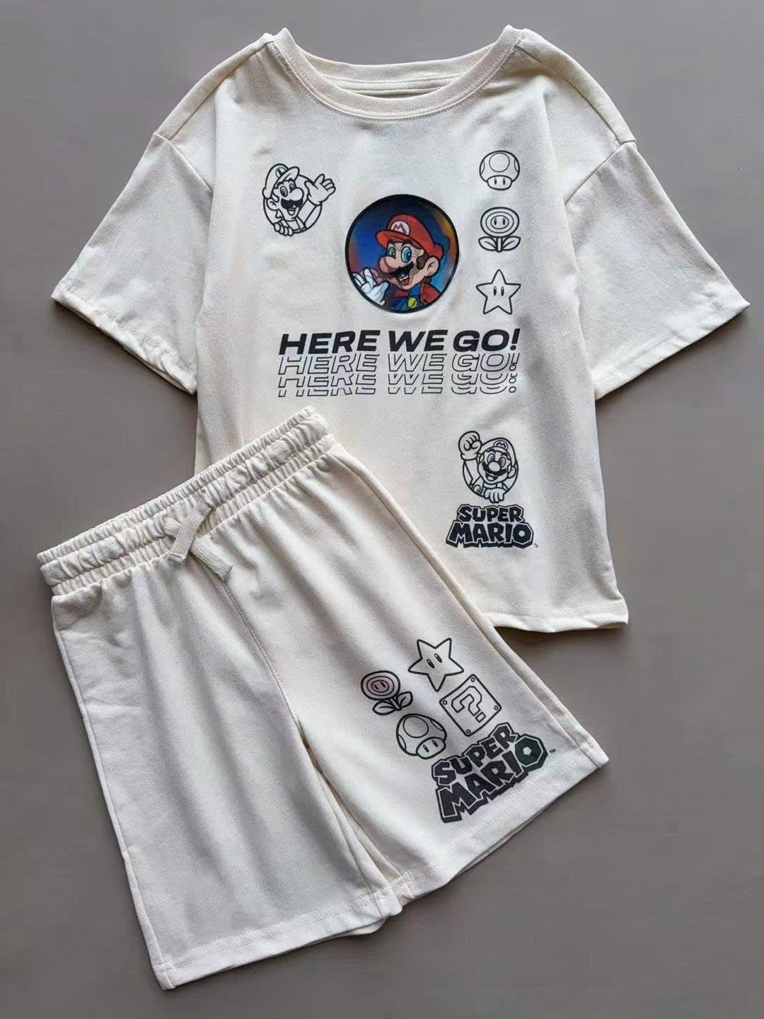 Bộ cotton dư xịn Ninja / MineCraft / SpiderMan / Mario cho bé trai size 4 - 10y