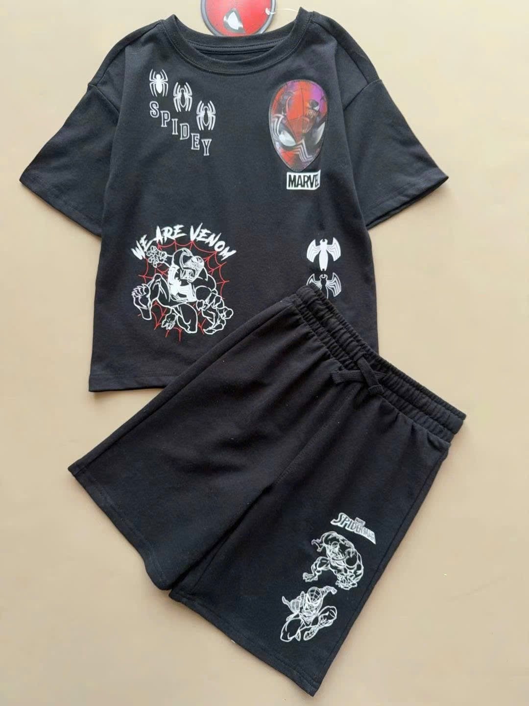 Bộ cotton dư xịn Ninja / MineCraft / SpiderMan / Mario cho bé trai size 4 - 10y