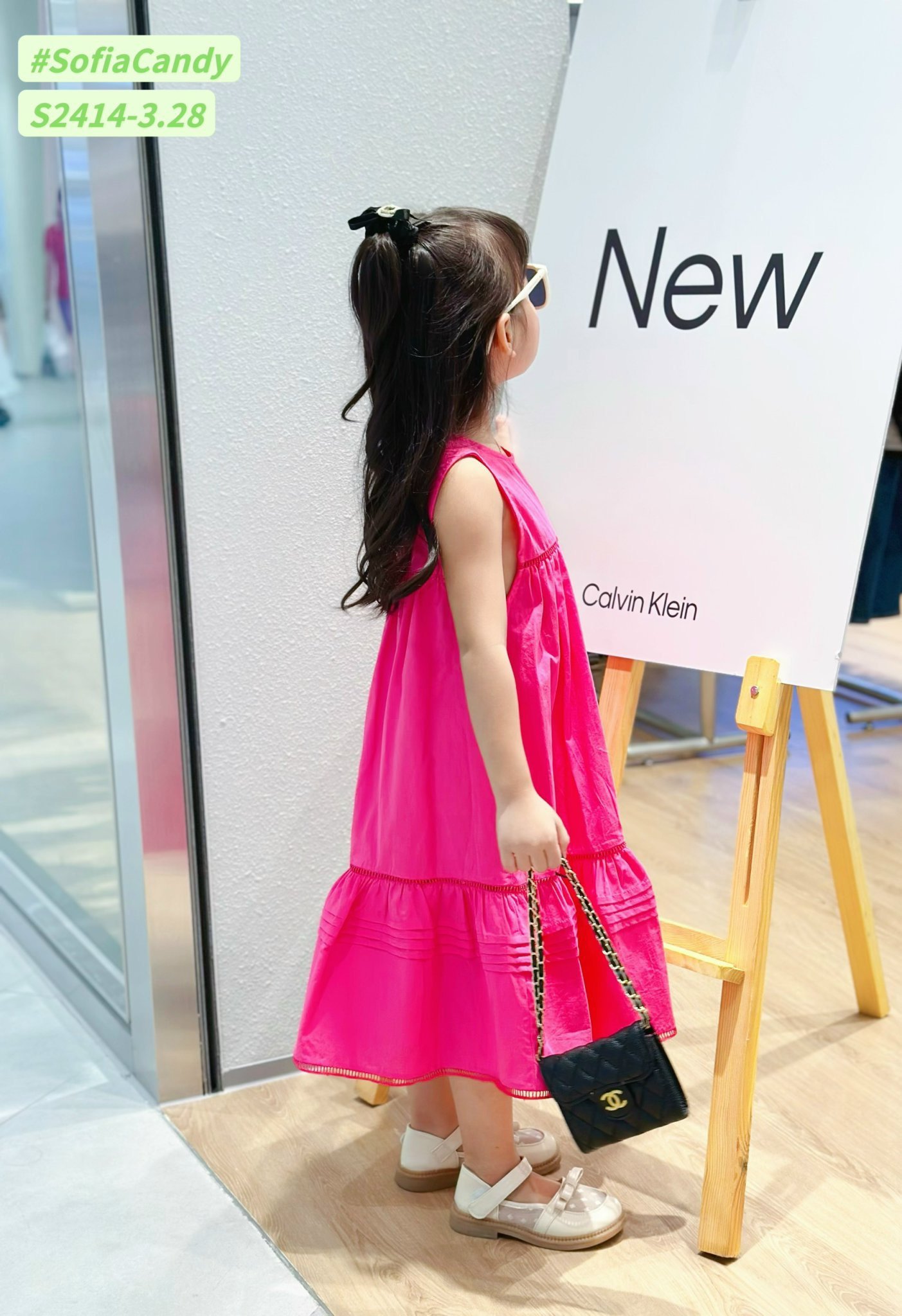 V00021 - Váy thô Sofia Candy sát nách đuôi cá 4 màu BG size 1 - 10y