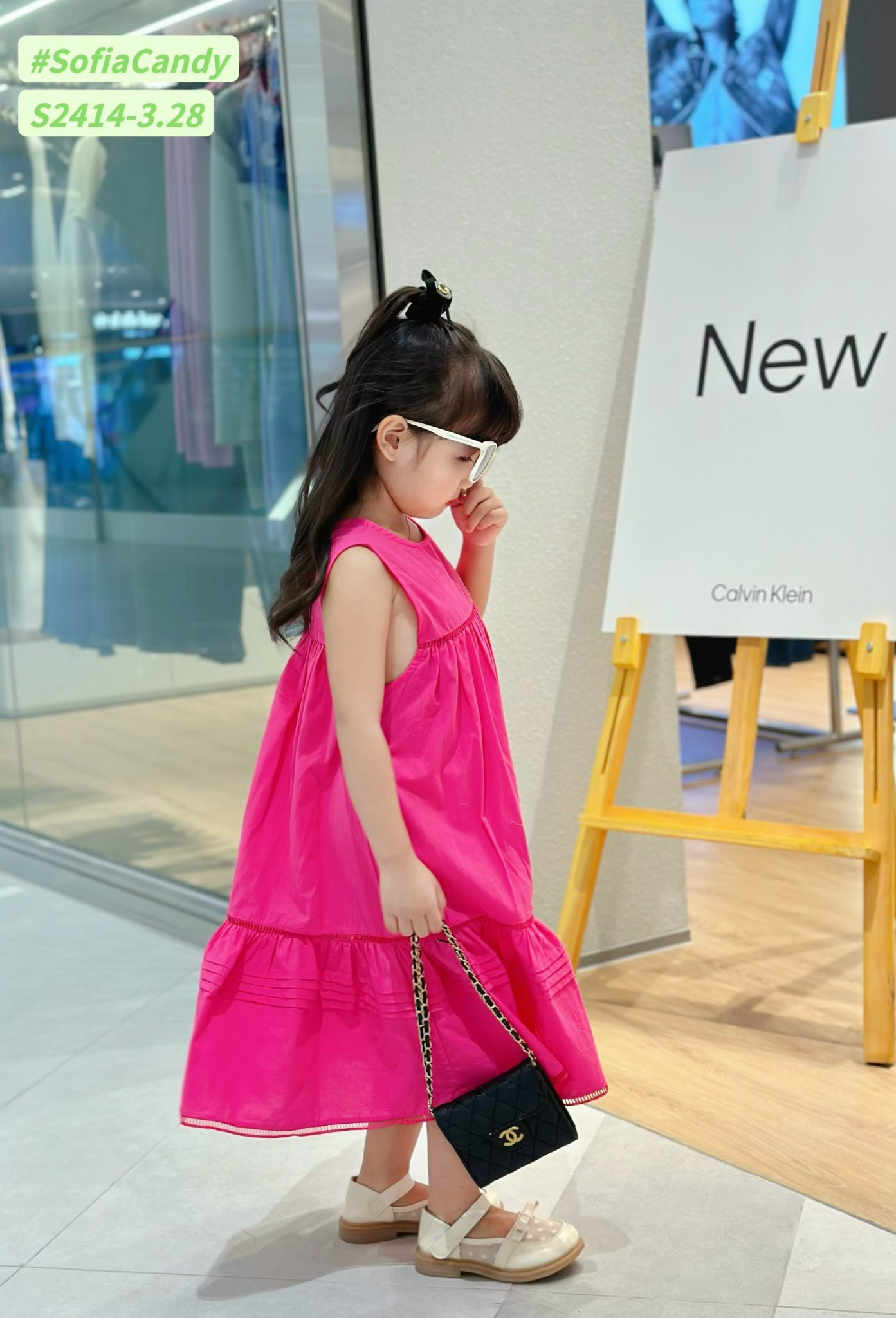 V00021 - Váy thô Sofia Candy sát nách đuôi cá 4 màu BG size 1 - 10y