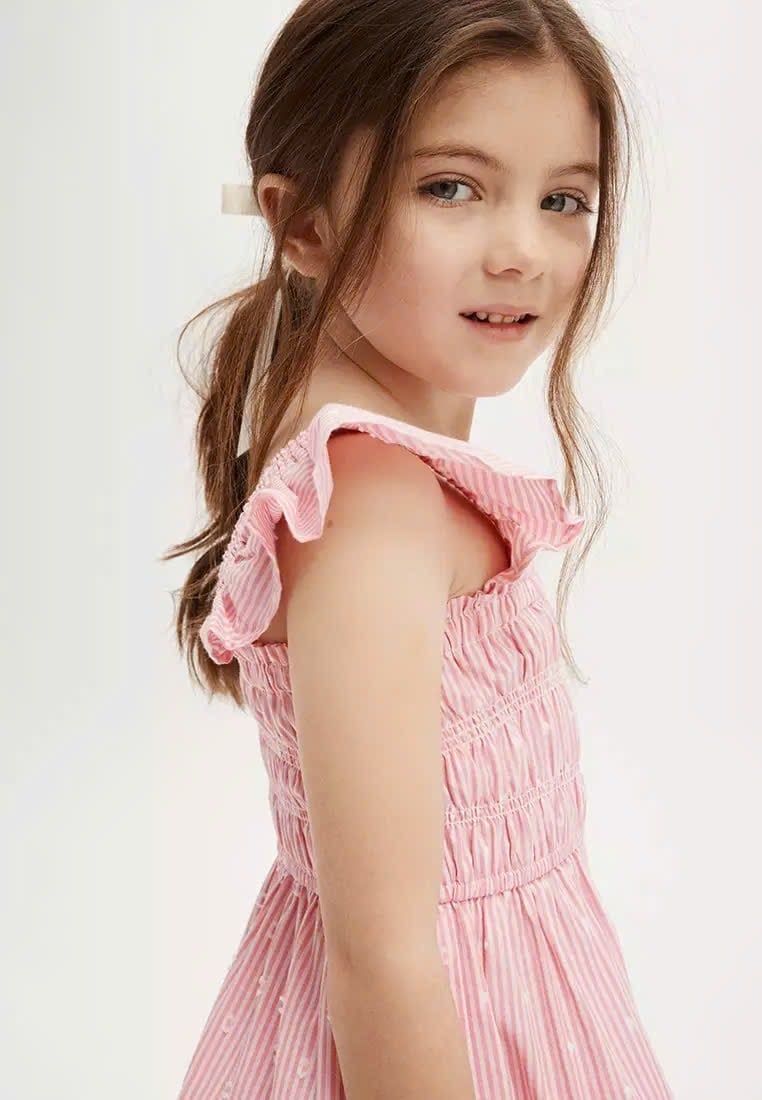 V00031 - Váy thô cánh tiên chun ngực 3 màu size 2 - 10y