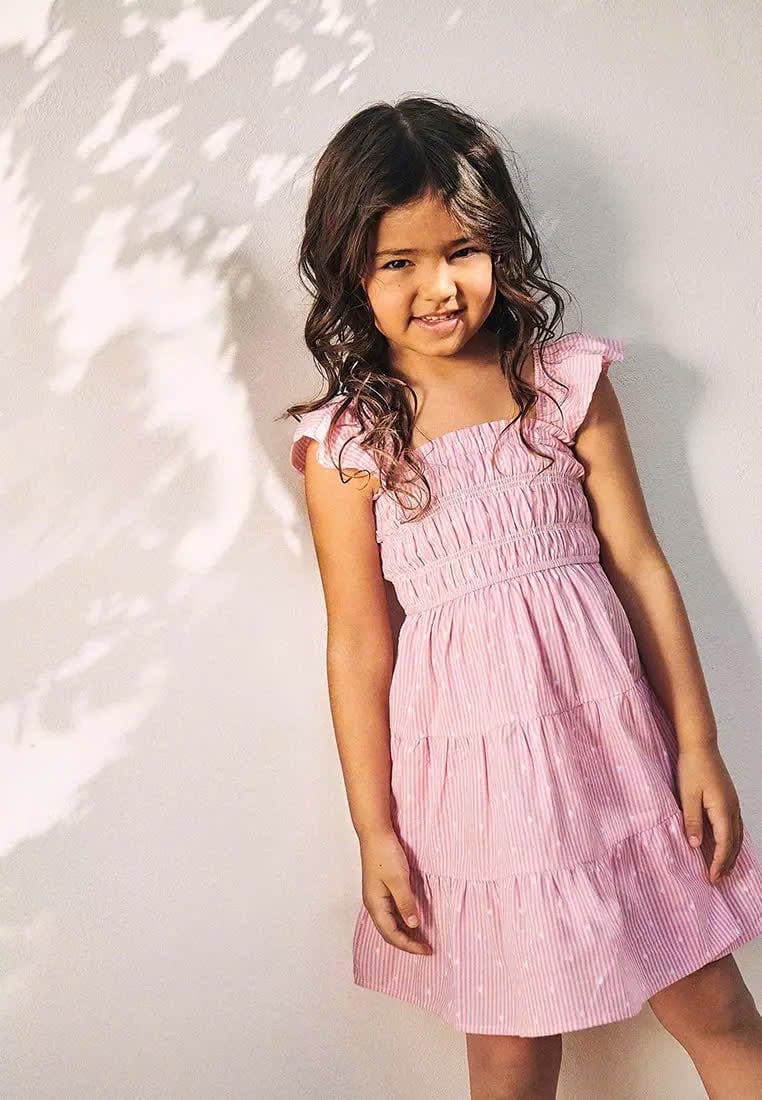 V00031 - Váy thô cánh tiên chun ngực 3 màu size 2 - 10y