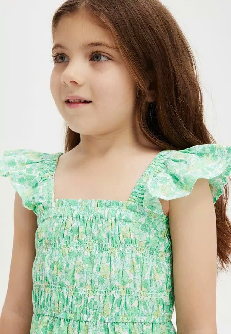 V00031 - Váy thô cánh tiên chun ngực 3 màu size 2 - 10y