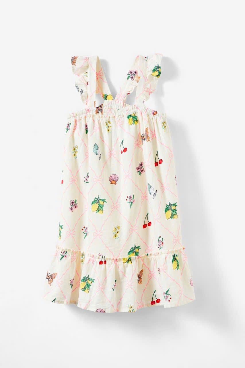 V00049 - Váy linen cánh tiên đuôi cá 3 màu size 2 - 14y