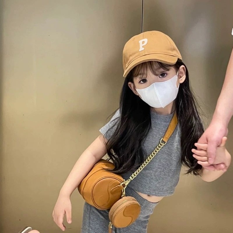 Mũ lưỡi trai chữ P nhiều màu BTBG size 2-10y