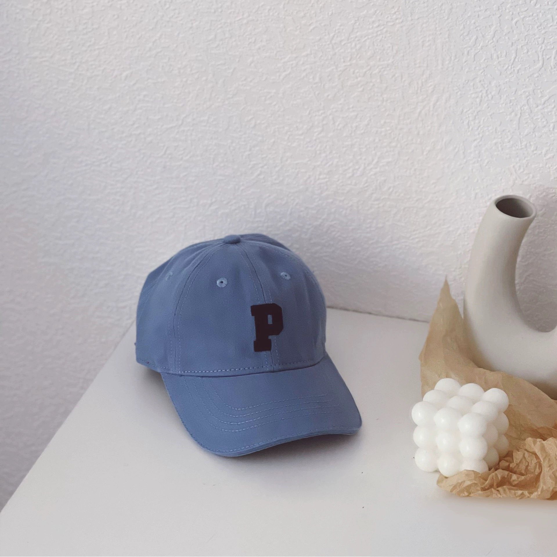 Mũ lưỡi trai chữ P nhiều màu BTBG size 2-10y