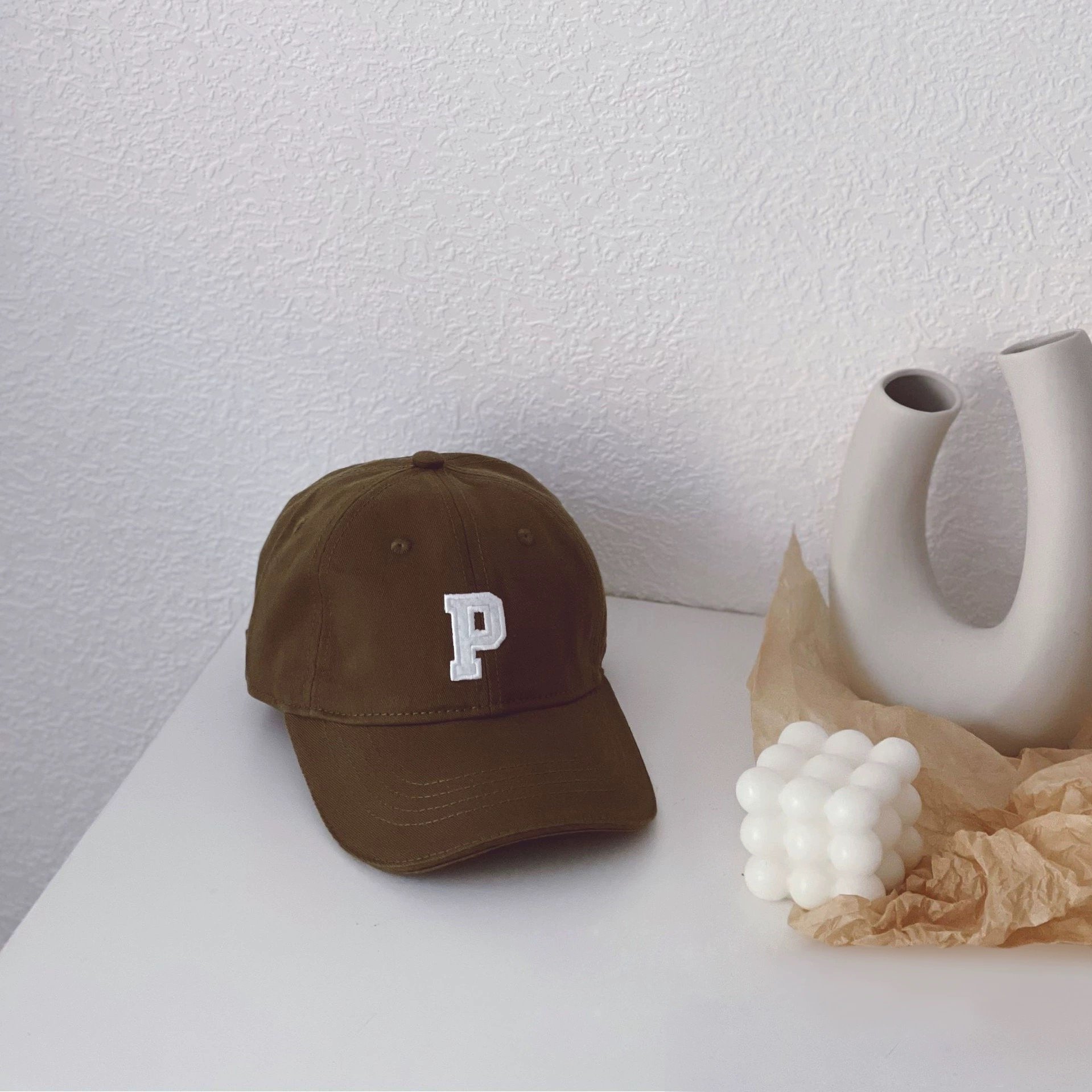 Mũ lưỡi trai chữ P nhiều màu BTBG size 2-10y