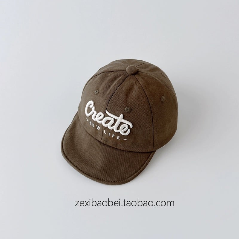 Mũ lưỡi le vành mềm Create nhiều màu BTBG size 6m-2y