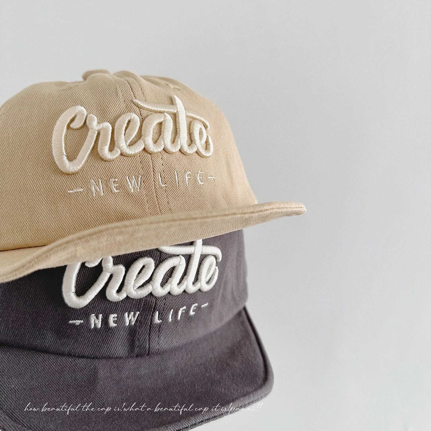 Mũ lưỡi le vành mềm Create nhiều màu BTBG size 6m-2y