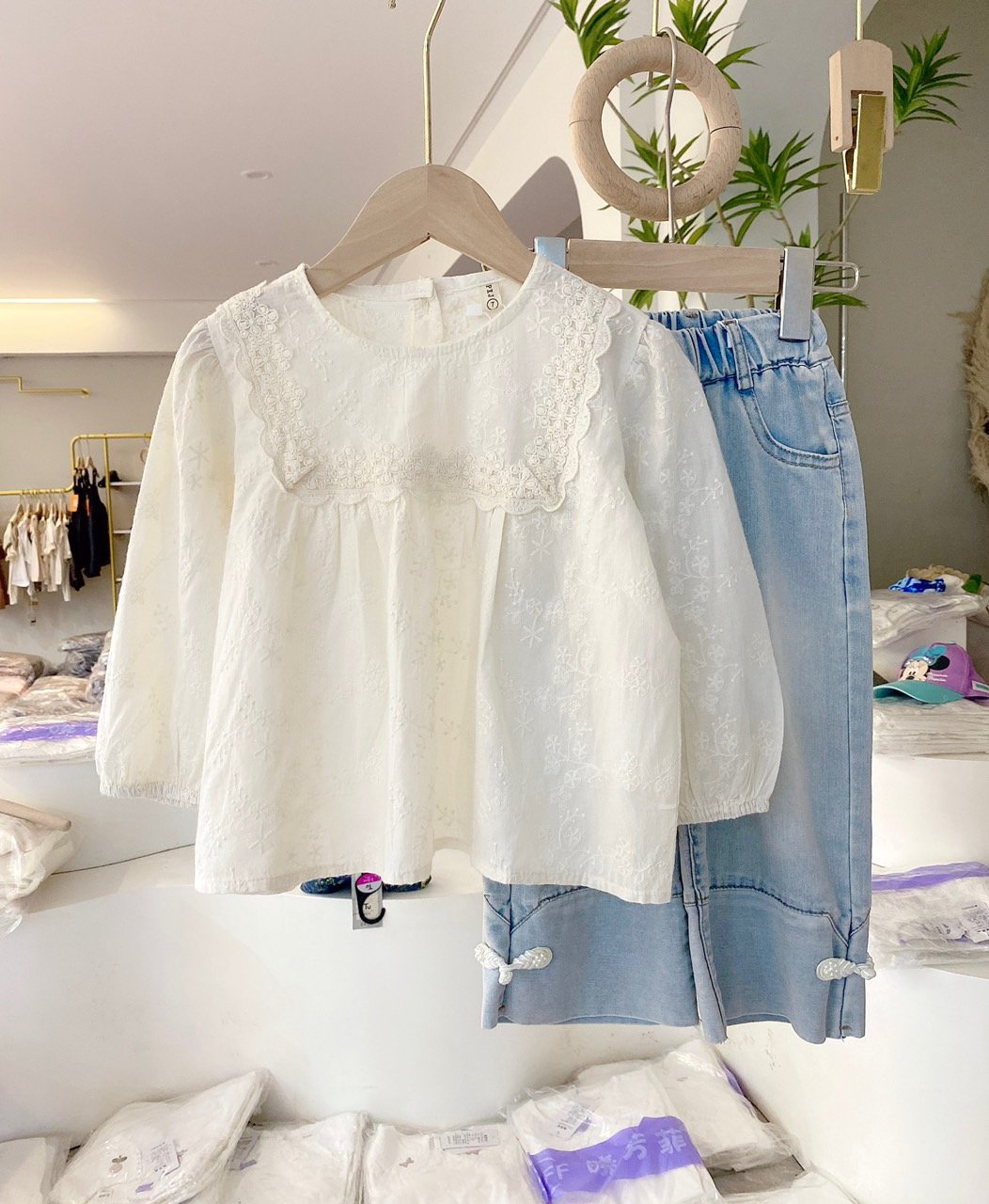 Áo sơ mi nhiều mẫu Bé Gái size 90 - 140