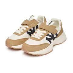 Giày M.L.B Kids Chunky Jogger NY 2 màu đen/nâu be