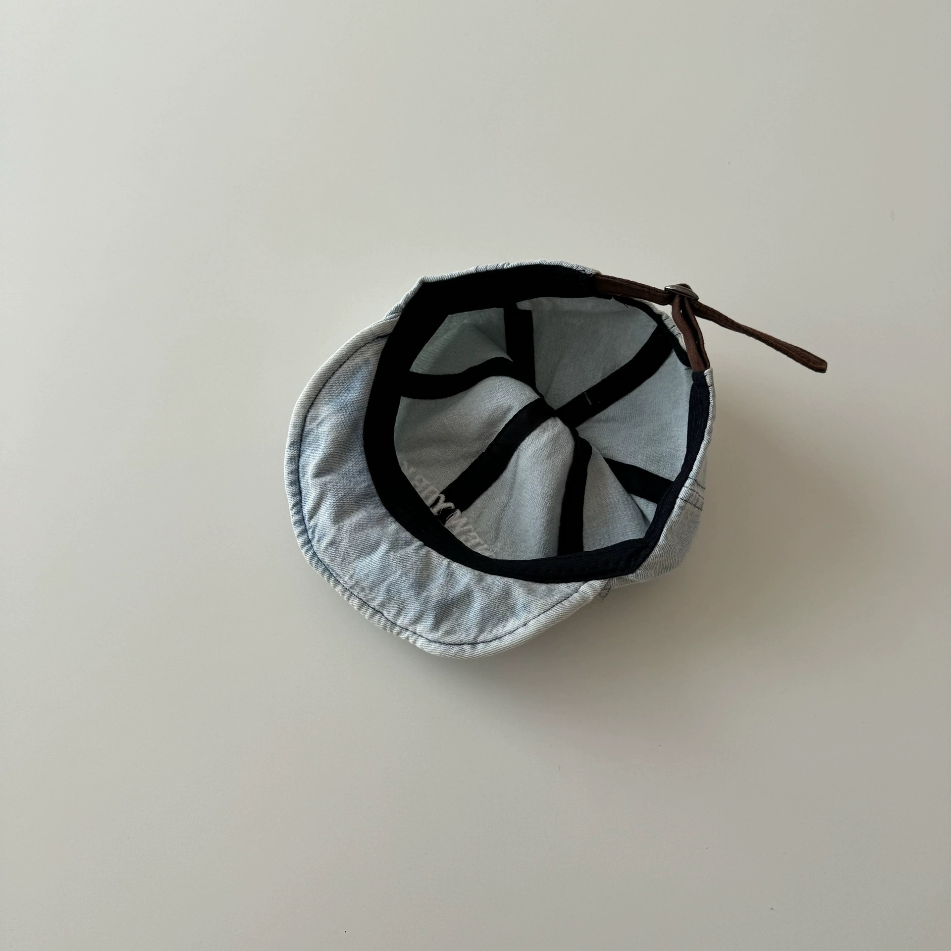 Mũ lưỡi le vành mềm denim Newyork BTBG size 3m-2y