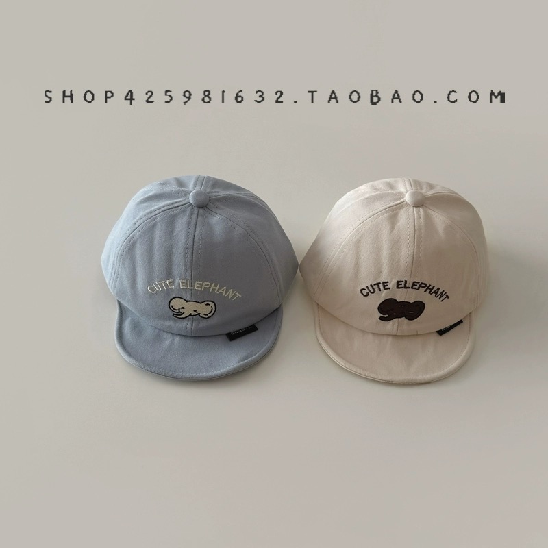 Mũ lưỡi le vành mềm hoạ tiết voi cute elephant nhiều màu BTBG size 6m-2y