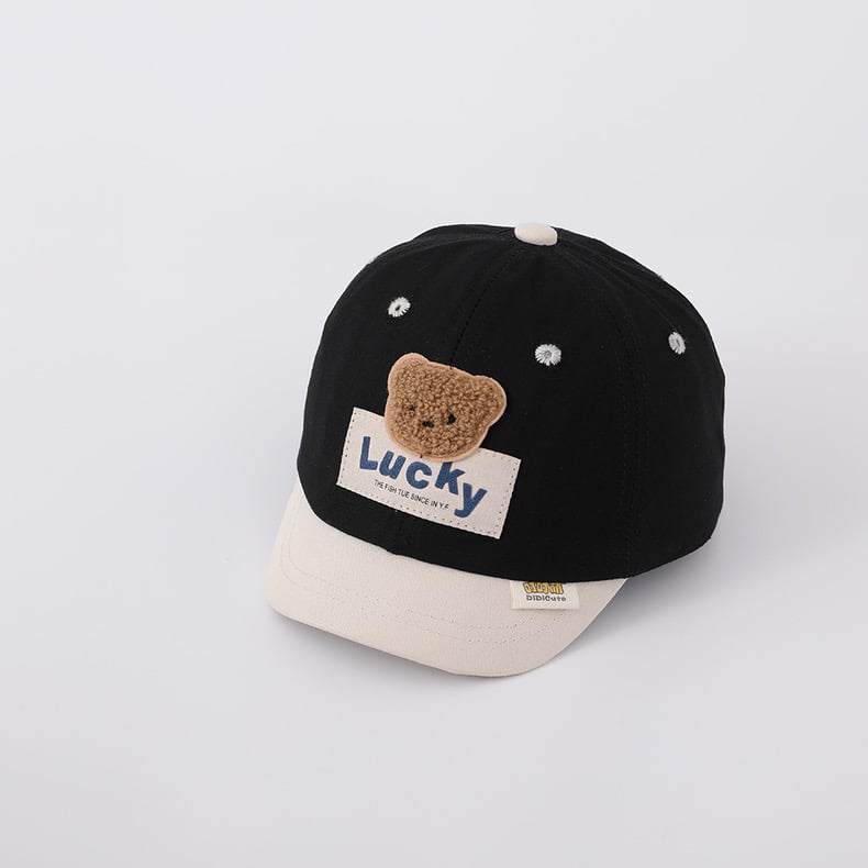 Mũ lưỡi le vành mềm gấu Lucky phối màu BTBG size 3-24m