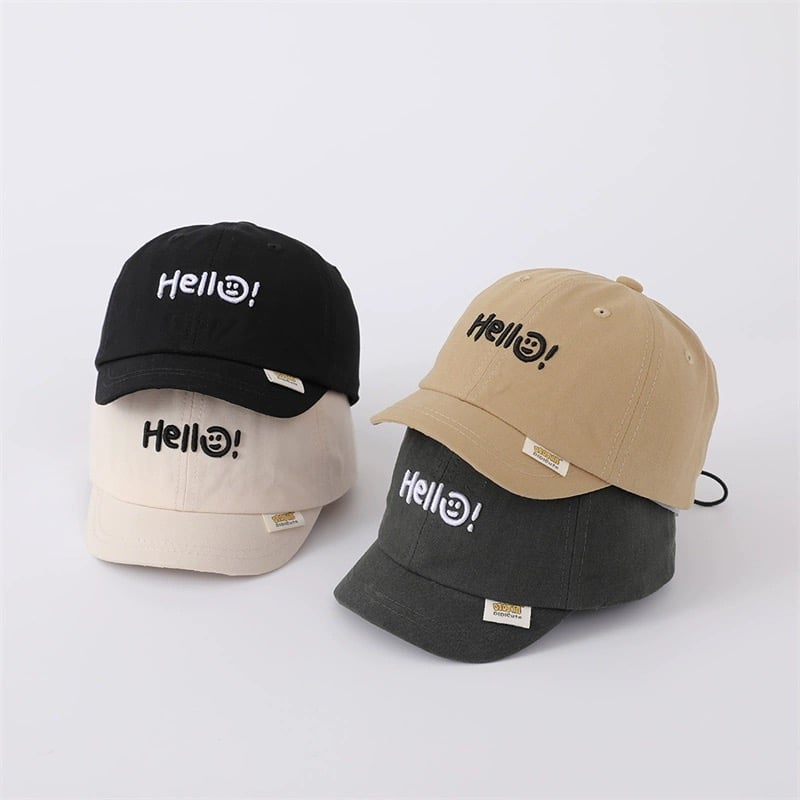 Mũ lưỡi le Hello dây rút sau BTBG size 3-24m