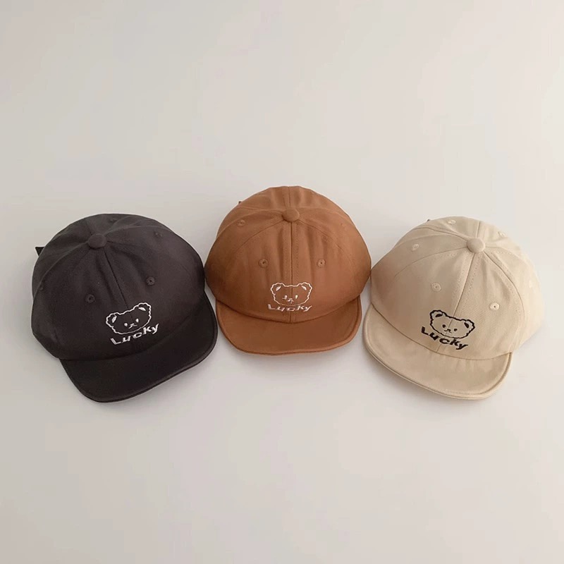 Mũ lưỡi le vành mềm lucky nhiều màu BTBG size 6m-3y