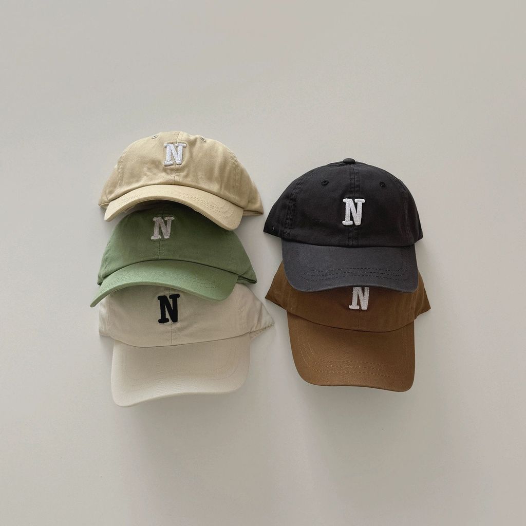 Mũ lưỡi trai chữ N nhiều màu BTBG size 3-12y