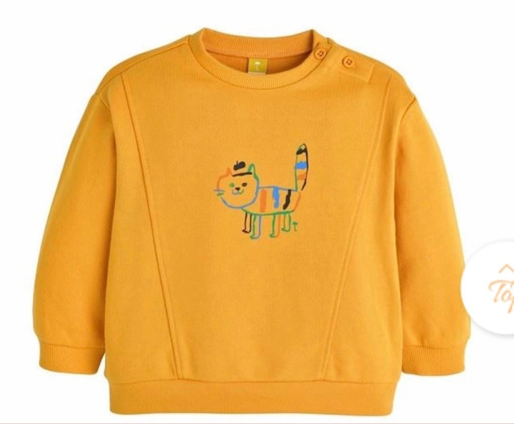 Áo nỉ da cá Moimoln hình động vật 3 màu size 90 - 130