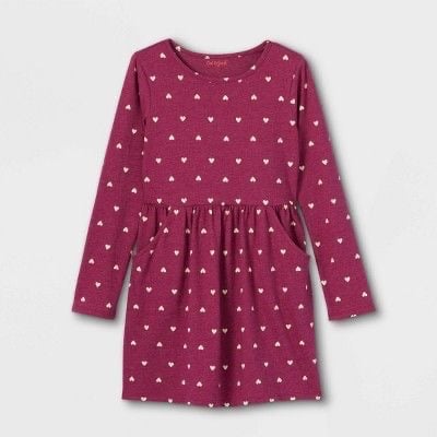 Váy cotton Cat Jack dài tay BG size 5-18y ( Bảng màu 2)