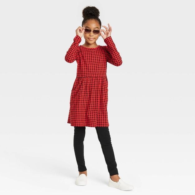 Váy cotton Cat Jack dài tay BG size 5-18y ( Bảng màu 2)