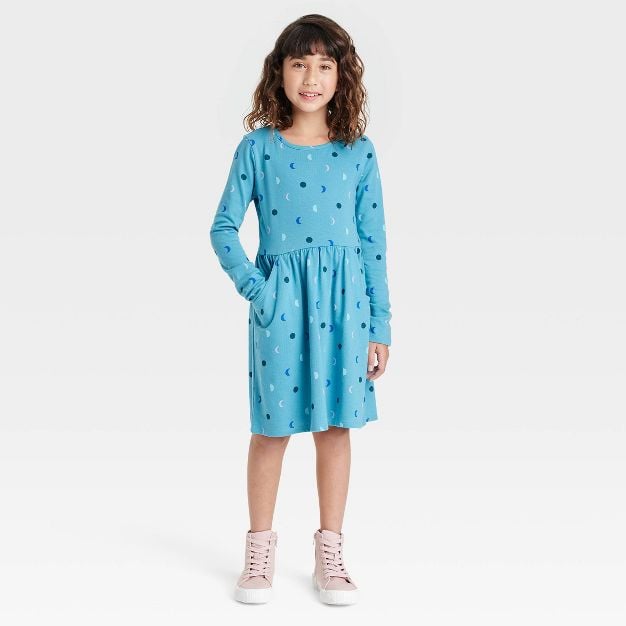 Váy cotton Cat Jack dài tay BG size 5-18y ( Bảng màu 2)