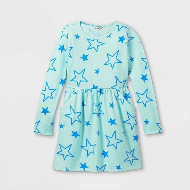 Váy cotton Cat Jack dài tay BG size 5-18y ( Bảng màu 2)