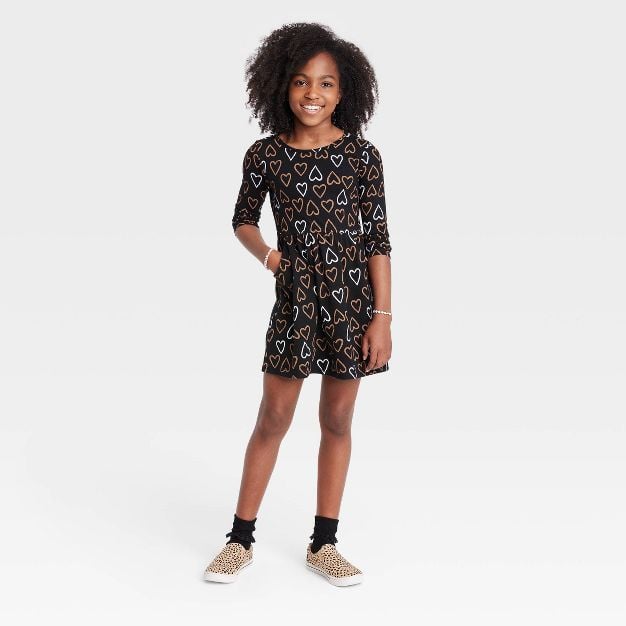 Váy cotton Cat Jack dài tay BG size 5-18y ( Bảng màu 2)