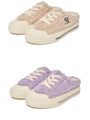 Sục M.L.B Kids Playball Mule Fleece New York Yankees 2 màu be/tím