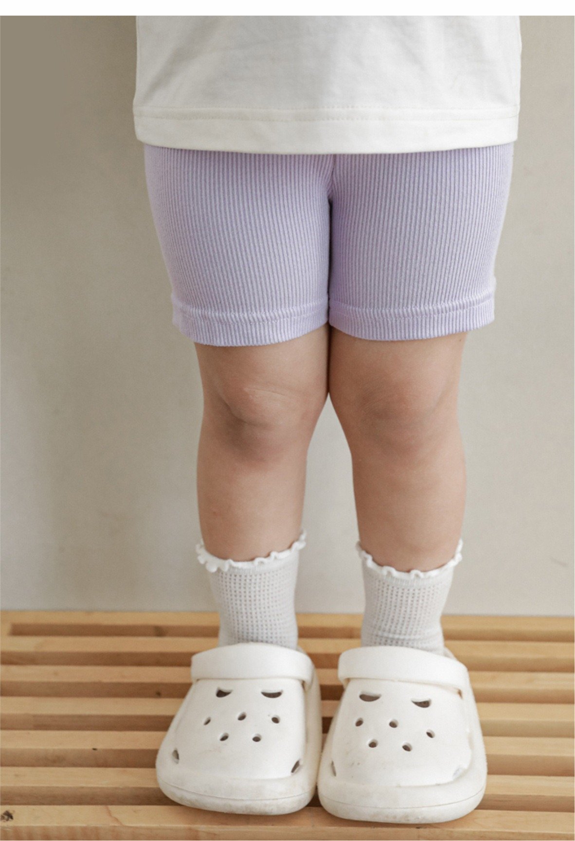 Quần legging đùi thun tăm 5 màu Bé Gái size 80 - 140