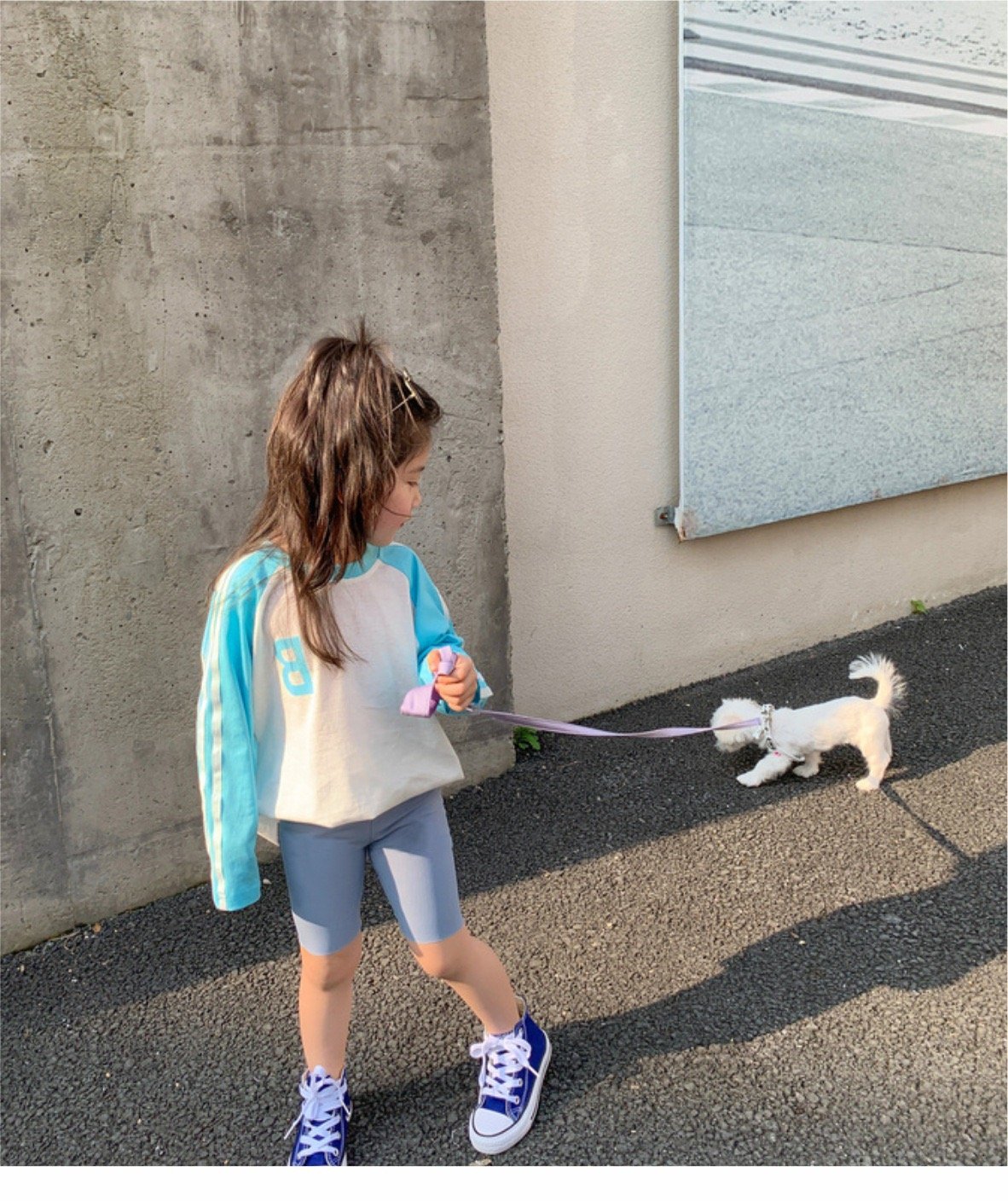 Quần legging biker thun tăm 5 màu Bé Gái size 120 / 130 / 140