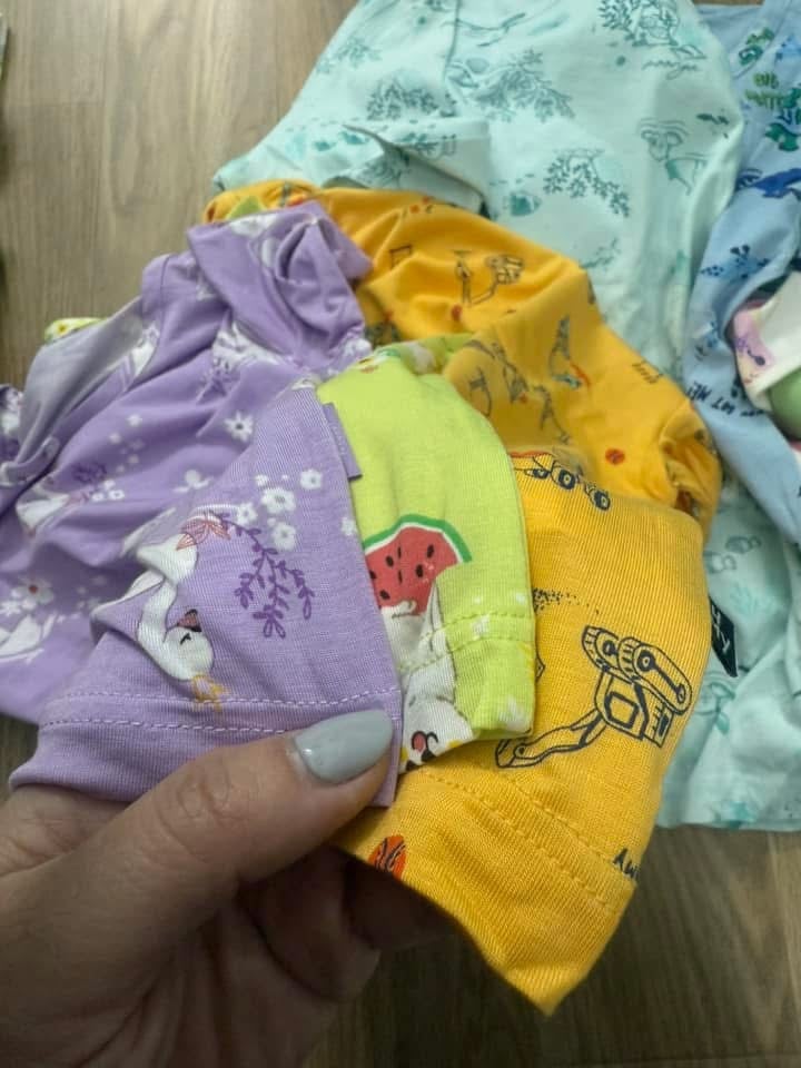 Bộ cotton, tencel xuất Hàn Moonya, Chummy dư xịn nhiều màu cho bé size 100-170