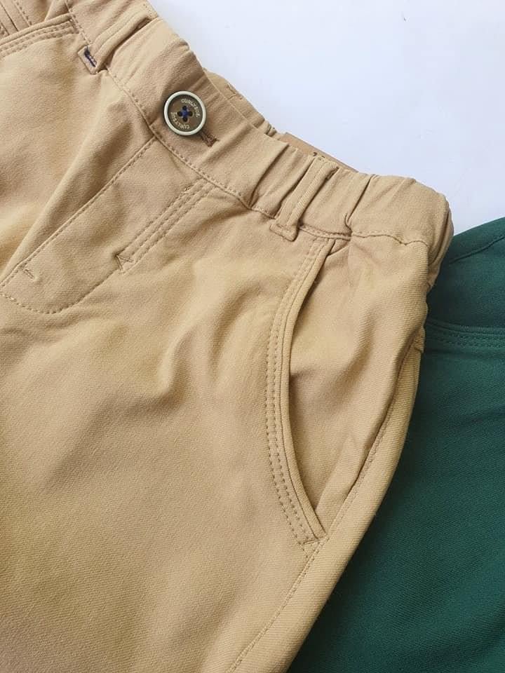 Quần kaki skinny Curly Sue 2 màu kaki đậm/xanh BTBG