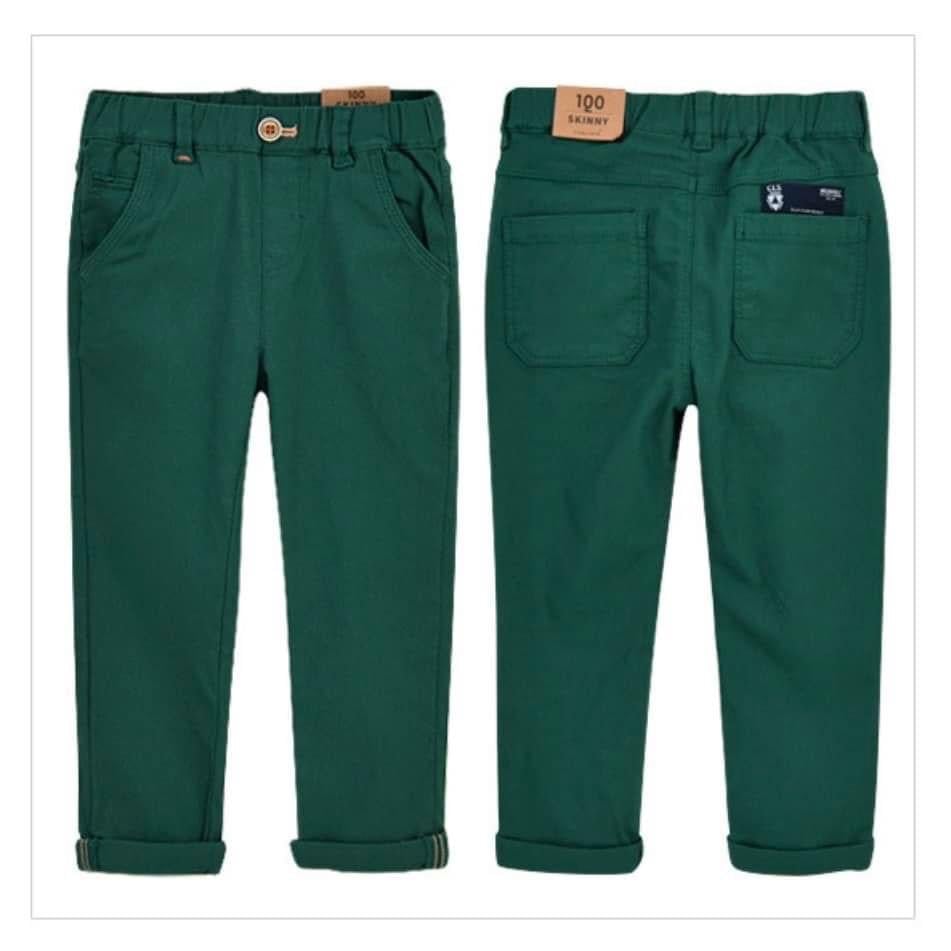 Quần kaki skinny Curly Sue 2 màu kaki đậm/xanh BTBG