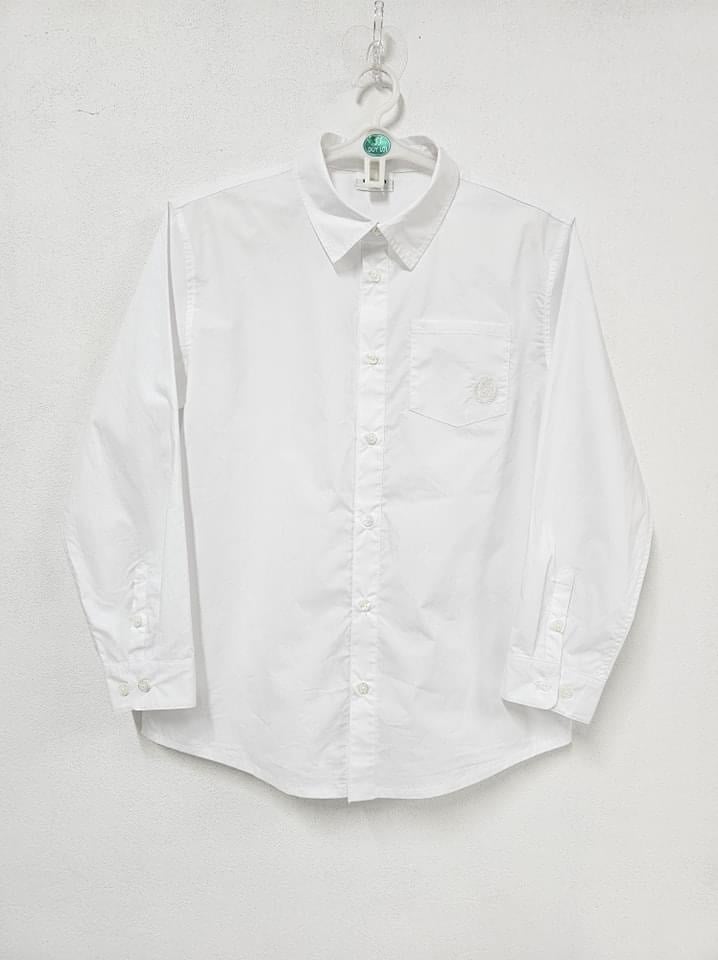 Áo sơ mi màu trắng Bee Mon cho bé size 120-160