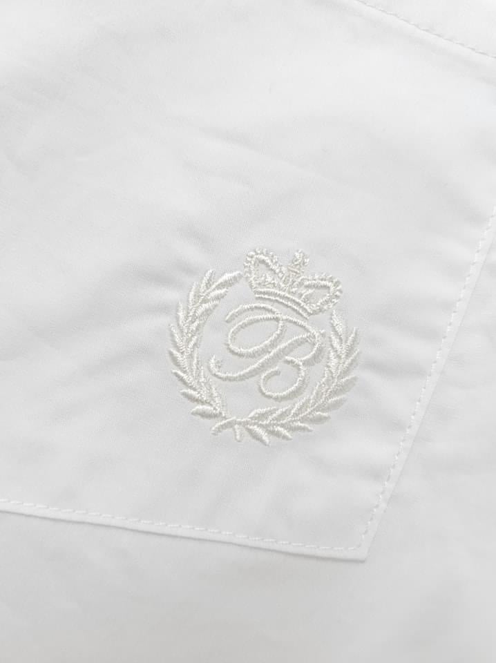 Áo sơ mi màu trắng Bee Mon cho bé size 120-160