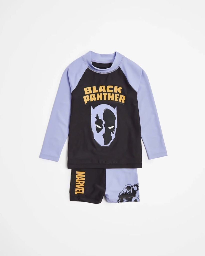 Bộ bơi Marvel dư xịn Mario, Spiderman, Black Panther bé trai size 2-8y