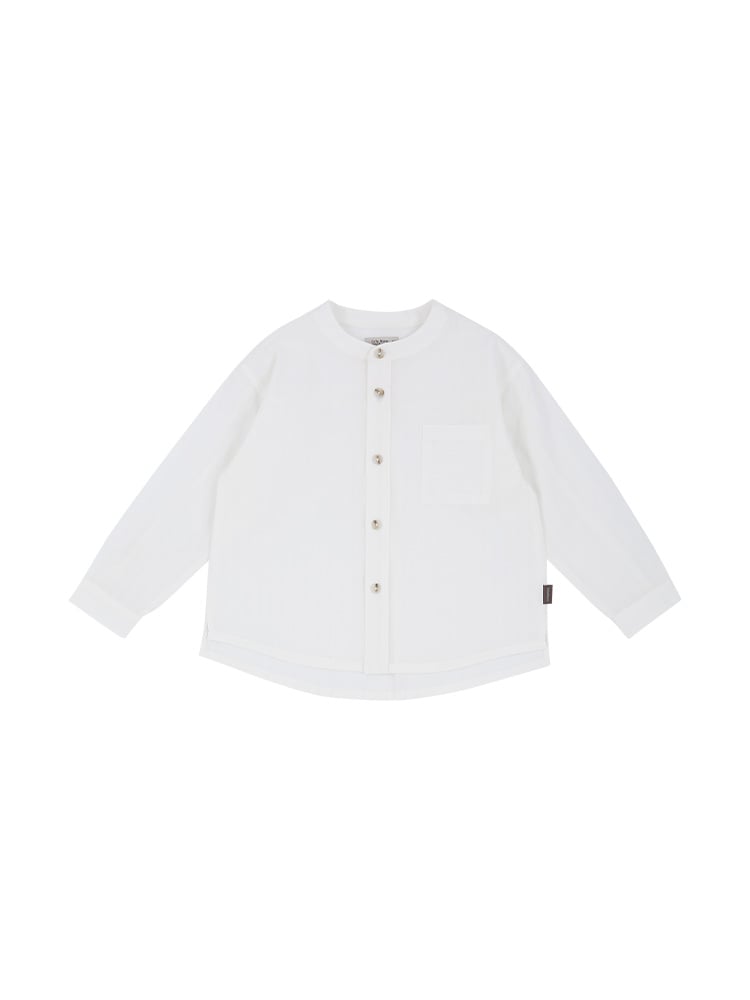 Áo sơ mi Toto Heros màu trắng cổ tàu size 100 - 150