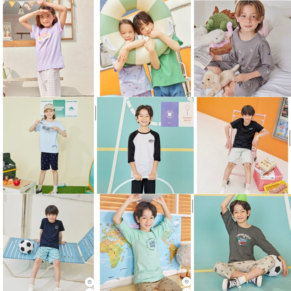 Bộ vải cotton pha poly SuaFam xuất Hàn dư xịn nhiều màu BTBG