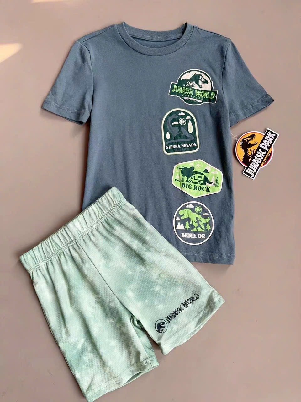 Bộ cotton Sonic, Spiderman nhiều mẫu cho bé trai size 4-14y