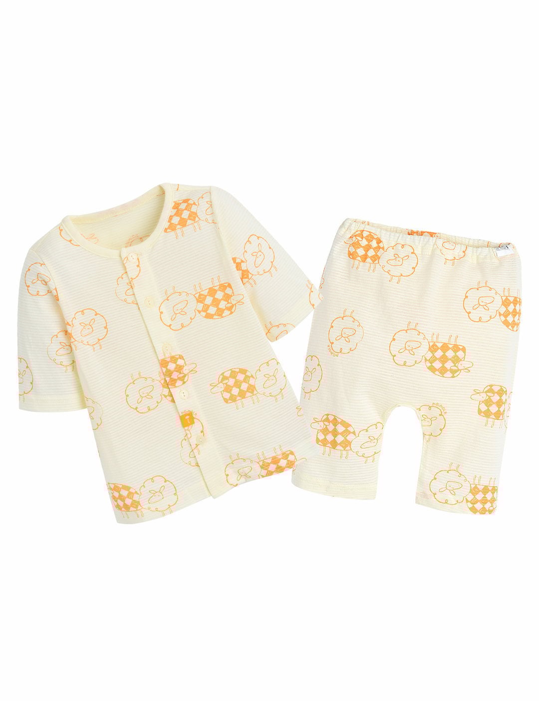 Bộ cotton giấy, cotton mỏng Moimoln xuất Hàn mặc thu cho bé size 80-130