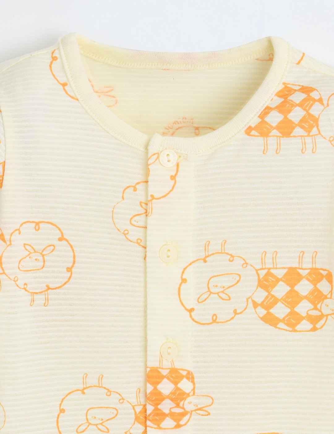 Bộ cotton giấy, cotton mỏng Moimoln xuất Hàn mặc thu cho bé size 80-130