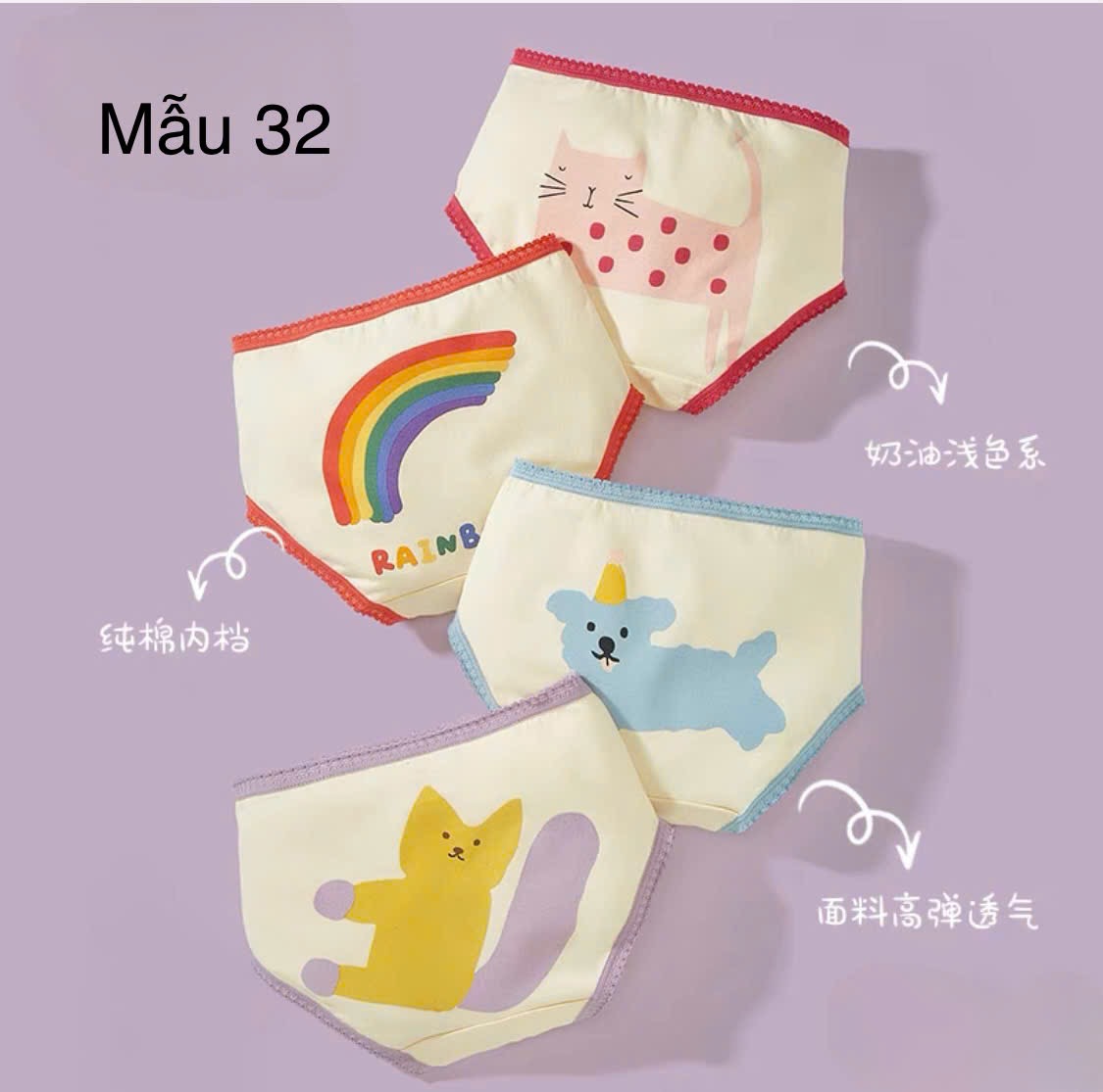 Set 4 chip tam giác nhiều mẫu BG size 100 - 160 ( Bảng Màu 3 )