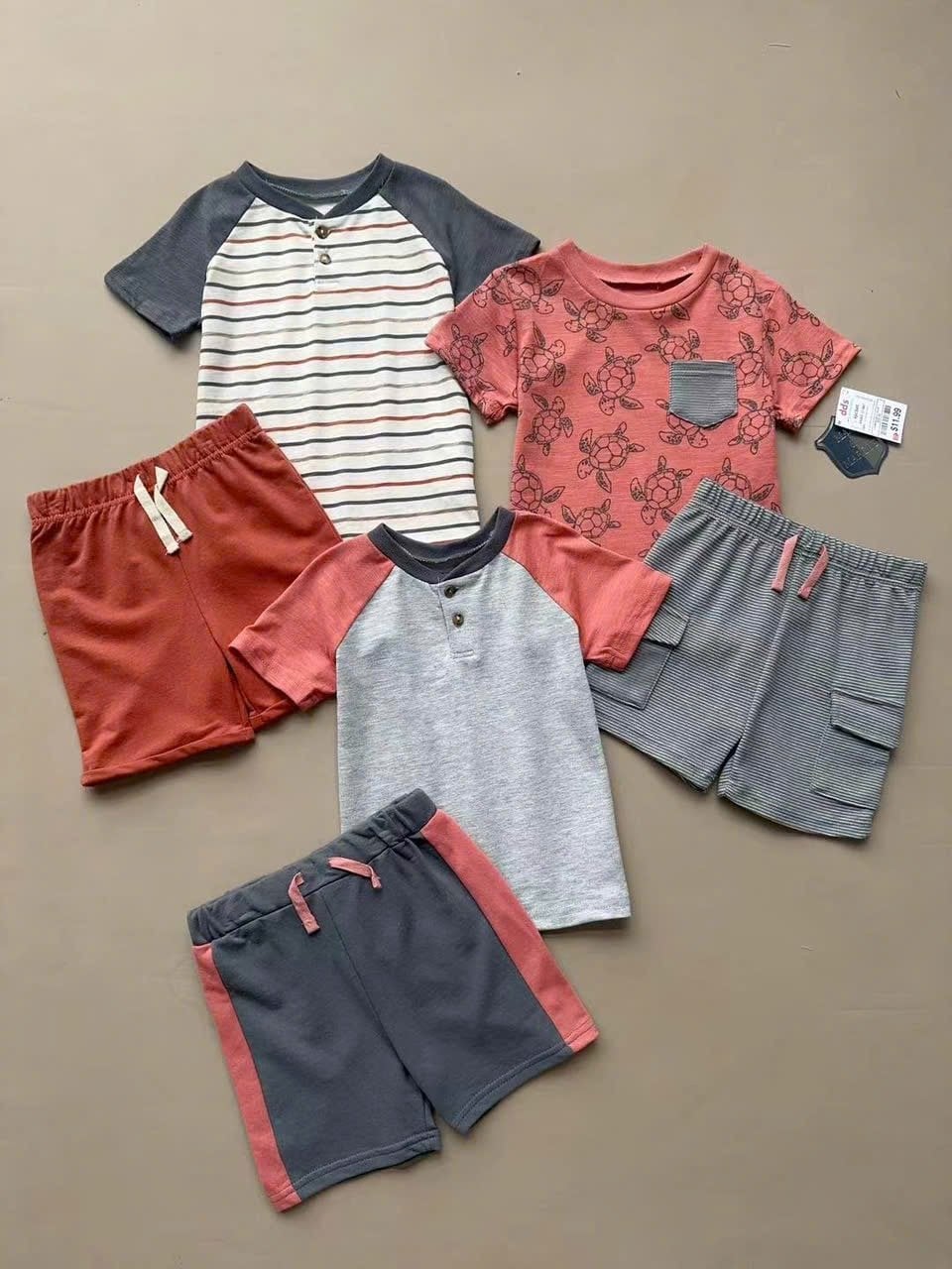 Bộ cotton Max & Marcus dư xịn nhiều màu bé trai size 1-7y