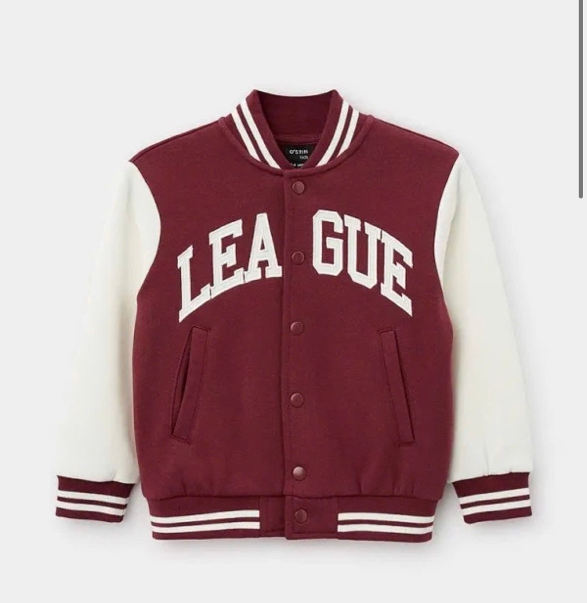 Áo khoác bomber nỉ bông Ostin dư xịn nhiều màu cho bé size 3-15y (dáng ngắn)