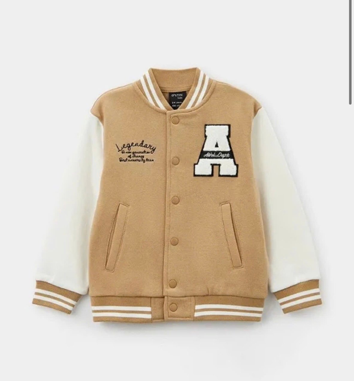 Áo khoác bomber nỉ bông Ostin dư xịn nhiều màu cho bé size 3-15y (dáng ngắn)